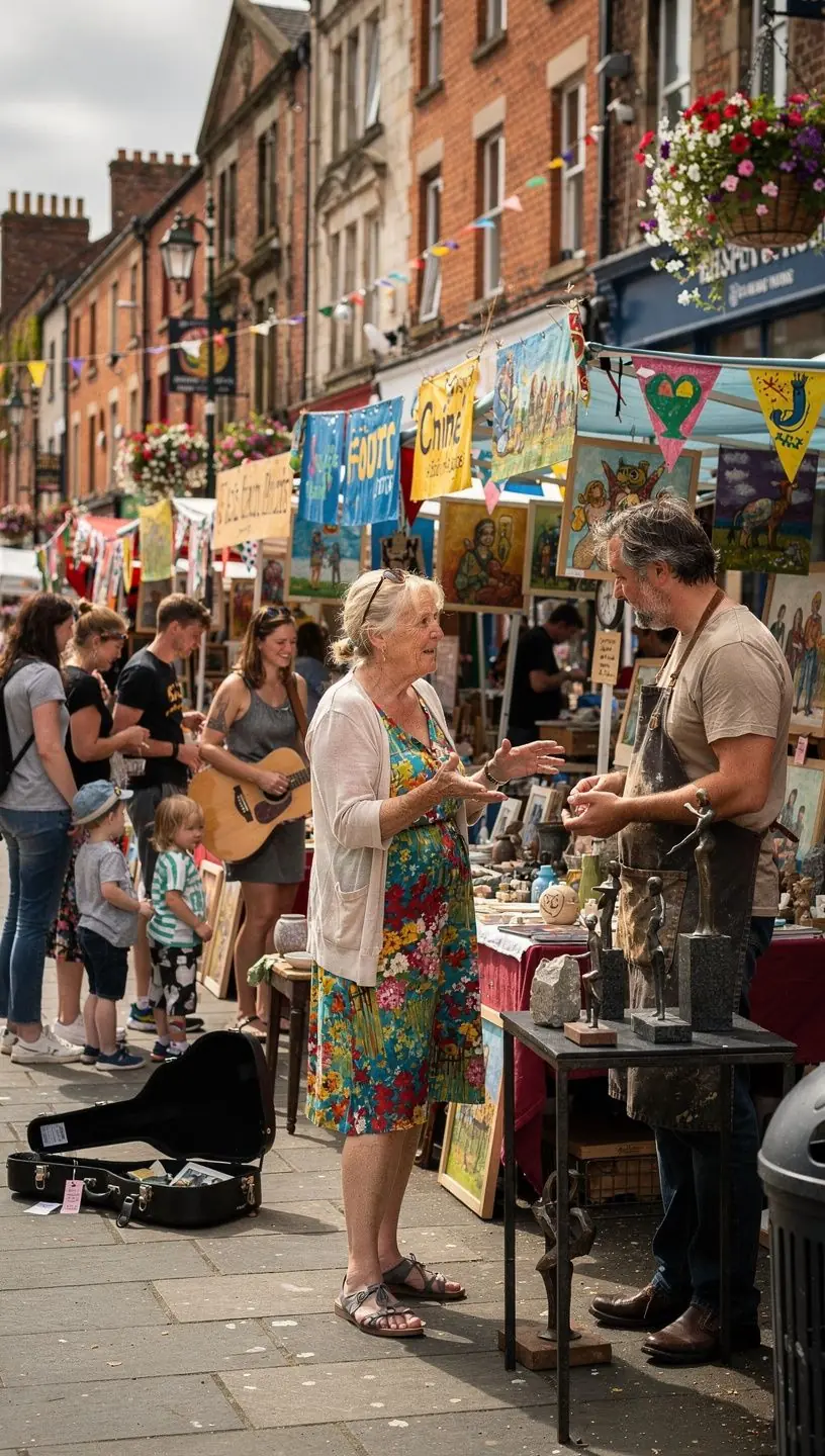 Exploring diverse art exhibition types and local showcases.